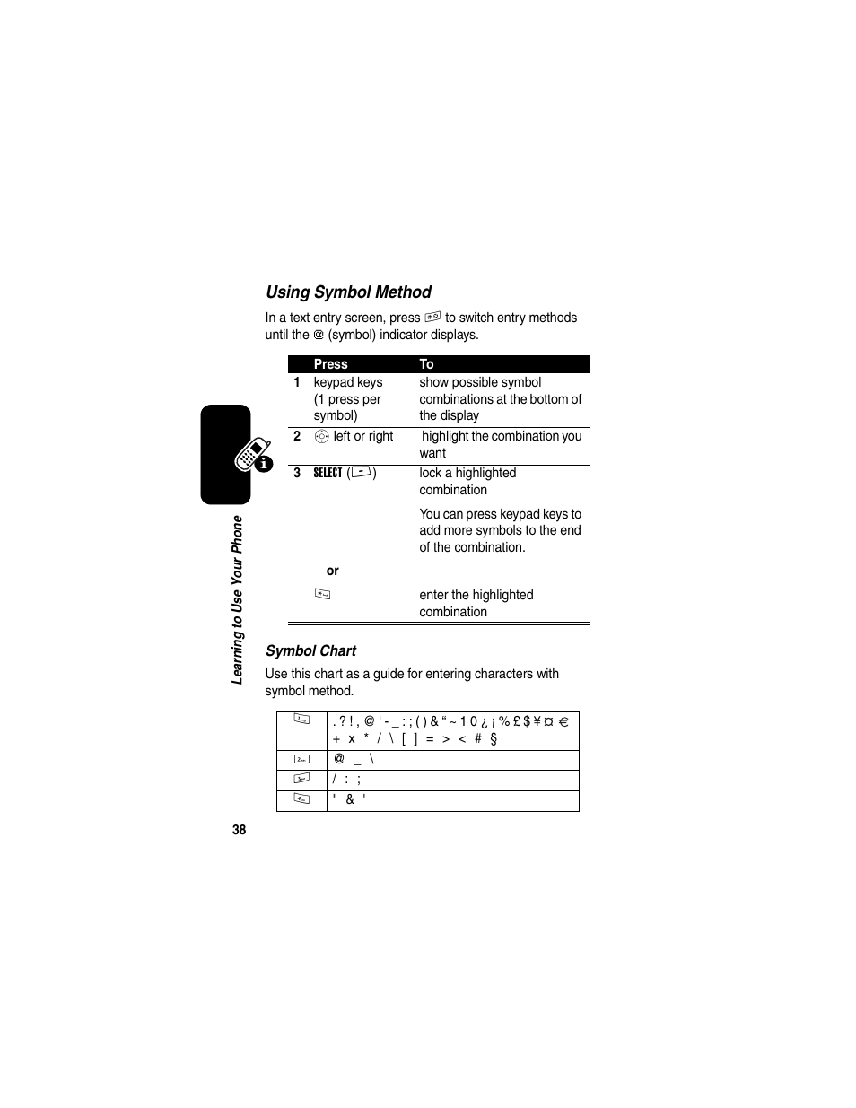 Motorola V260/V262 User Manual | Page 40 / 122