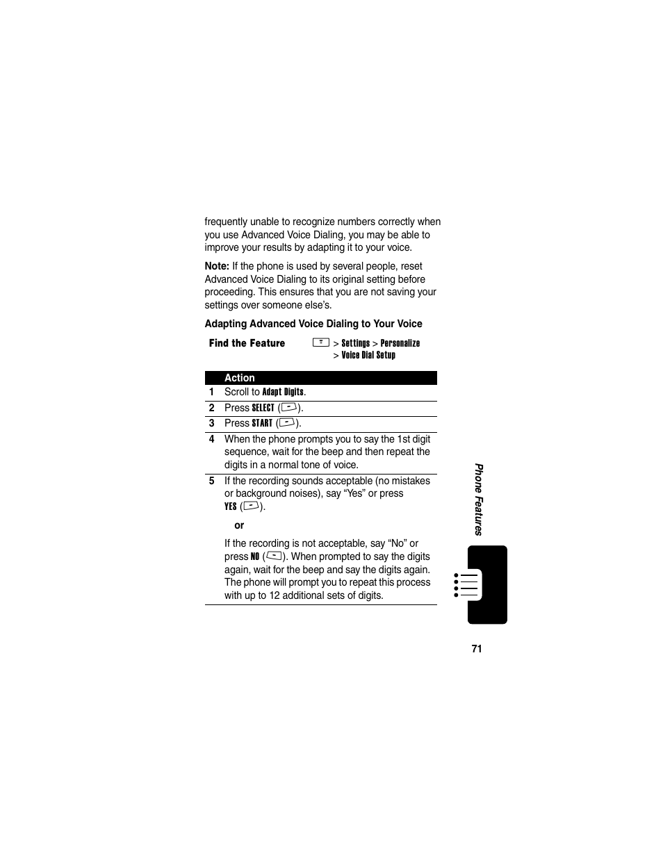 Motorola V260/V262 User Manual | Page 73 / 122