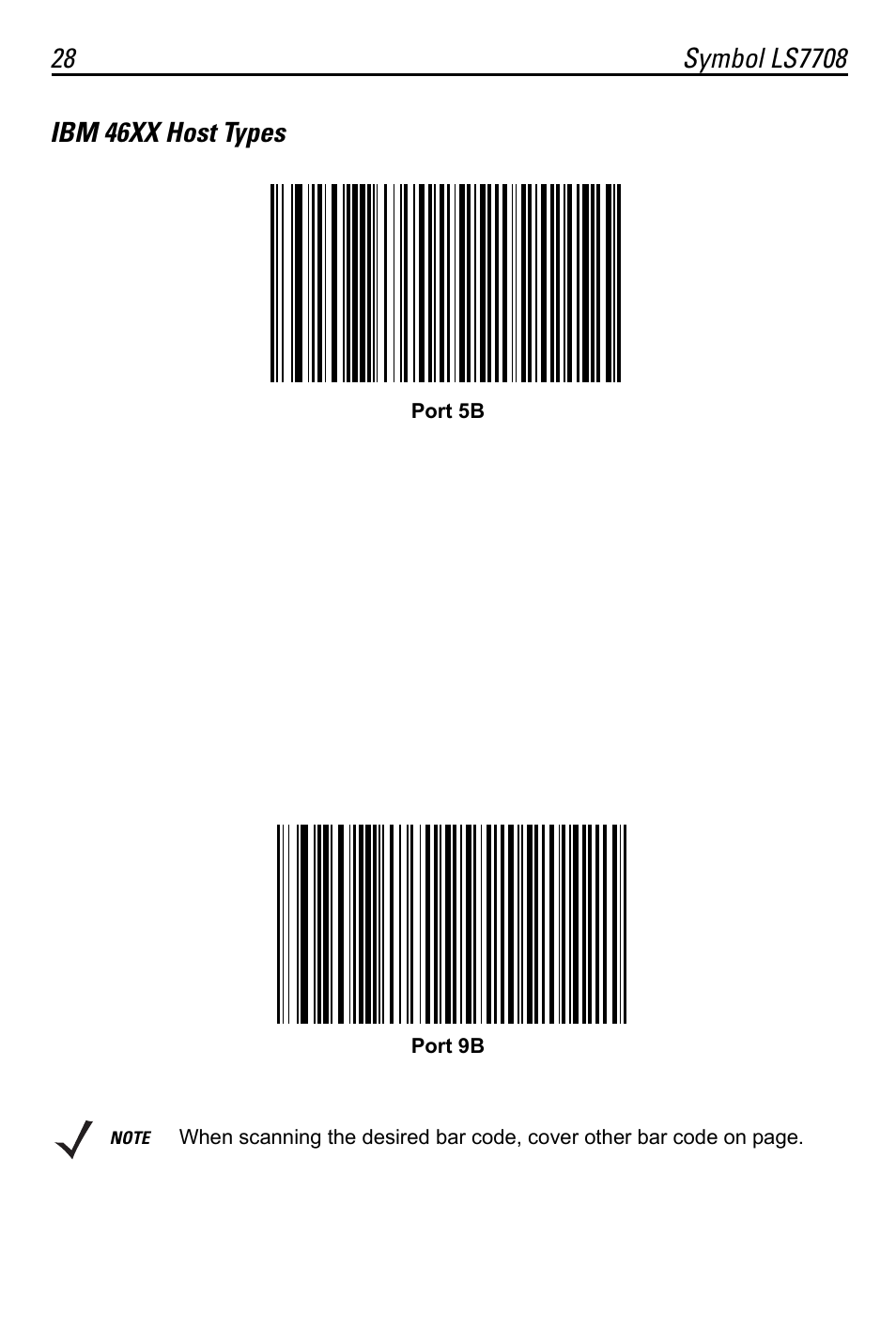 Ibm 46xx host types | Motorola LS7708 User Manual | Page 28 / 36