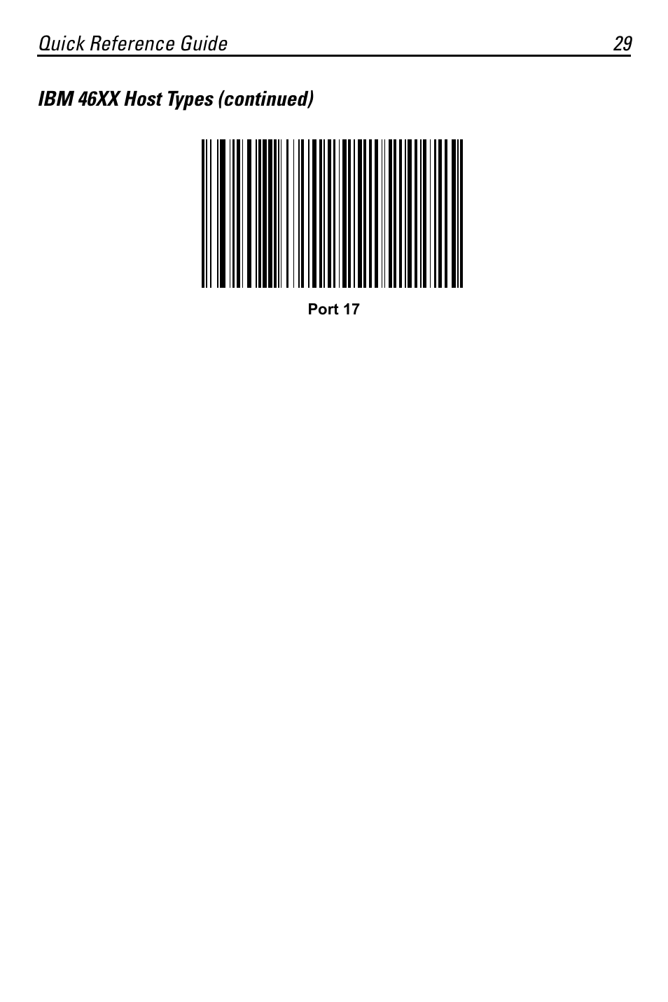 Ibm 46xx host types (continued) | Motorola LS7708 User Manual | Page 29 / 36