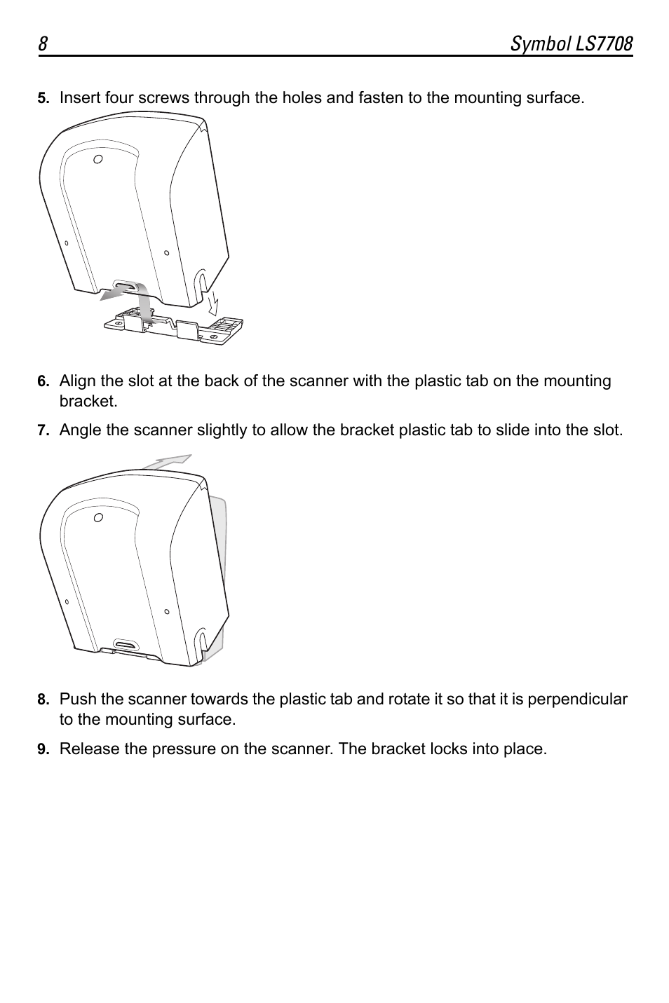 Motorola LS7708 User Manual | Page 8 / 36