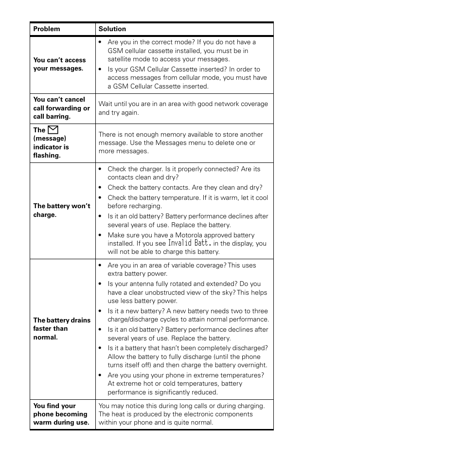 Motorola SATELLITE 9505 User Manual | Page 209 / 228