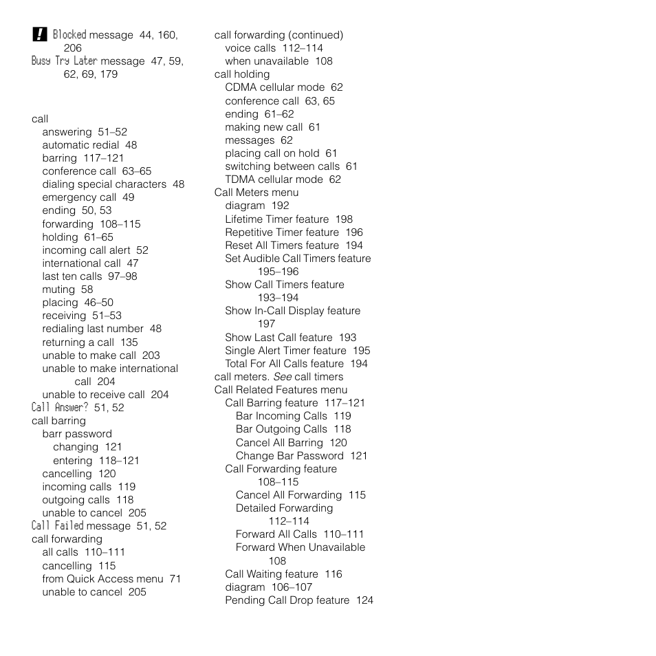 Motorola SATELLITE 9505 User Manual | Page 212 / 228