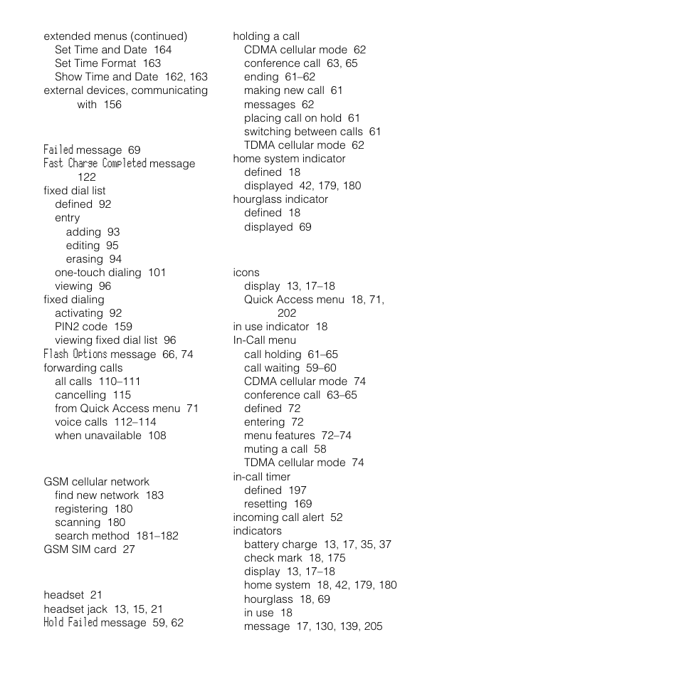 Motorola SATELLITE 9505 User Manual | Page 215 / 228