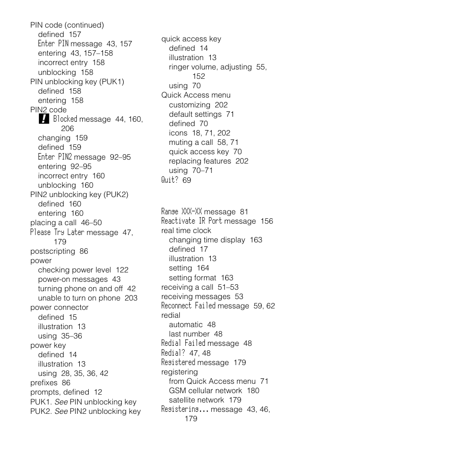 Motorola SATELLITE 9505 User Manual | Page 221 / 228