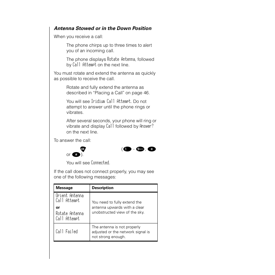 Motorola SATELLITE 9505 User Manual | Page 56 / 228