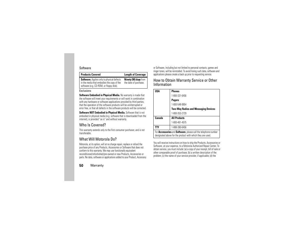 Motorola Evoke QA4 User Manual | Page 52 / 124