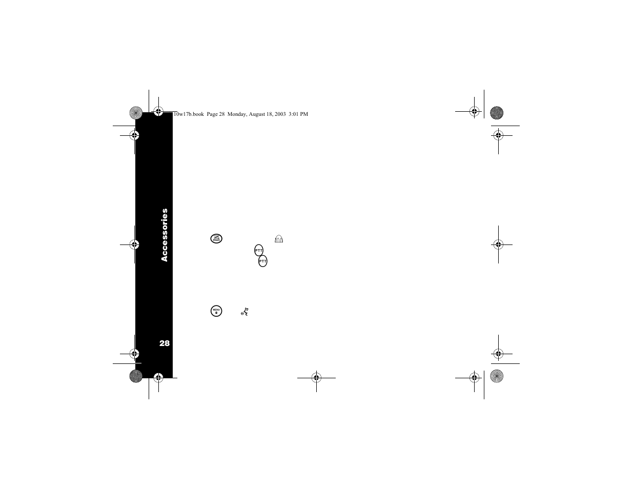 Accessories | Motorola T5900 User Manual | Page 30 / 36