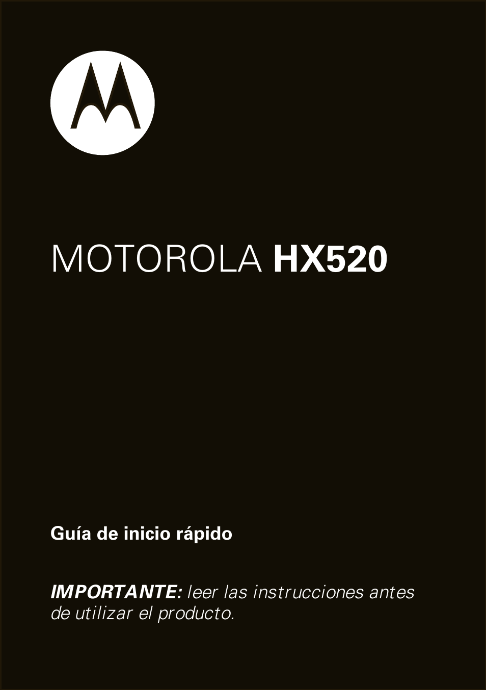 Motorola hx520 | Motorola HX520 User Manual | Page 33 / 98