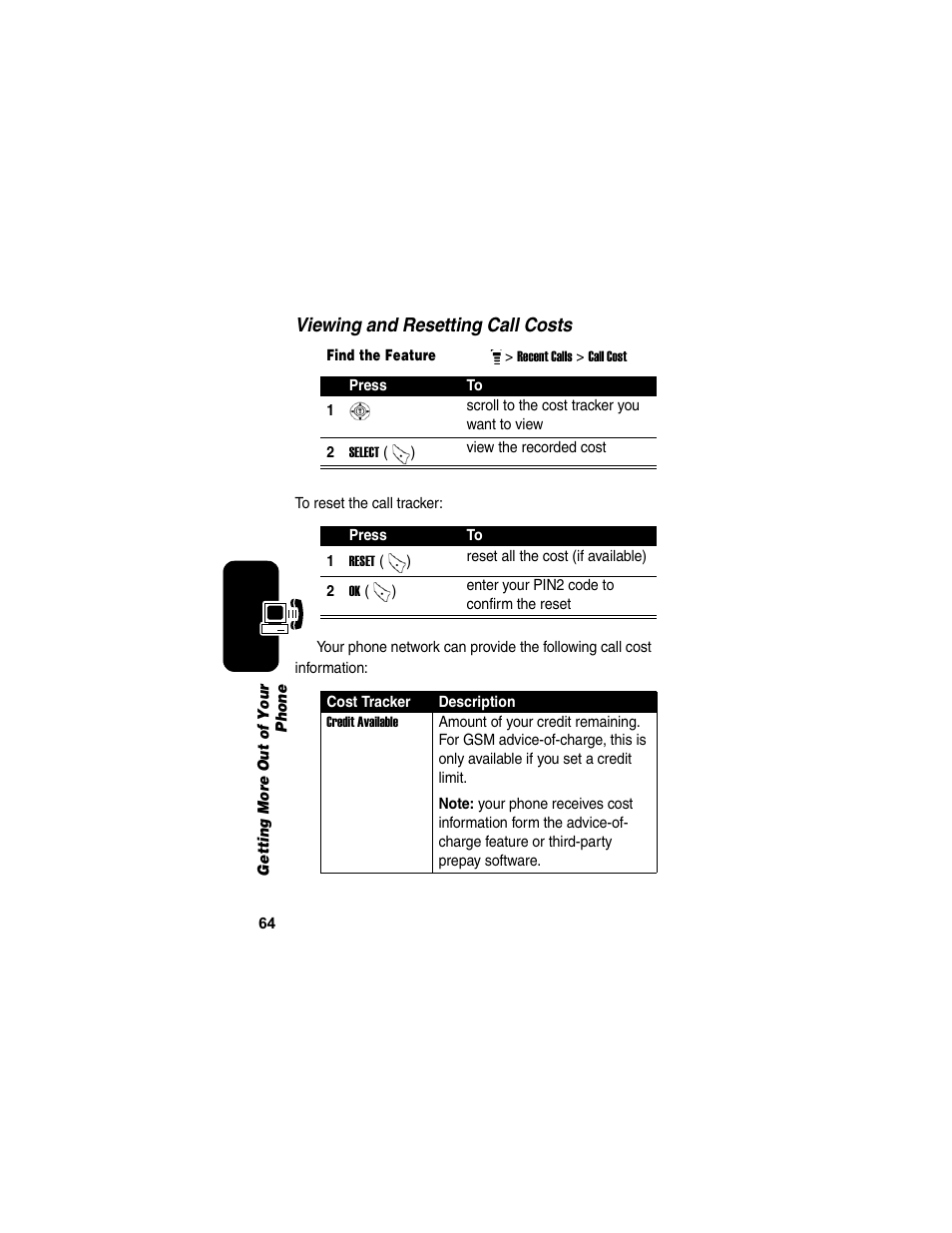 Motorola C155 User Manual | Page 66 / 120