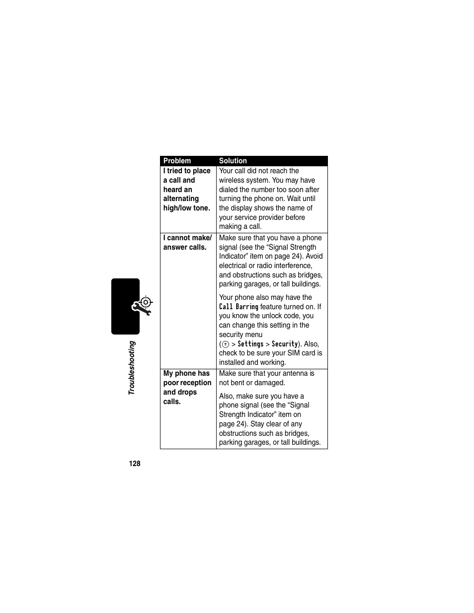 Motorola C330 User Manual | Page 130 / 166