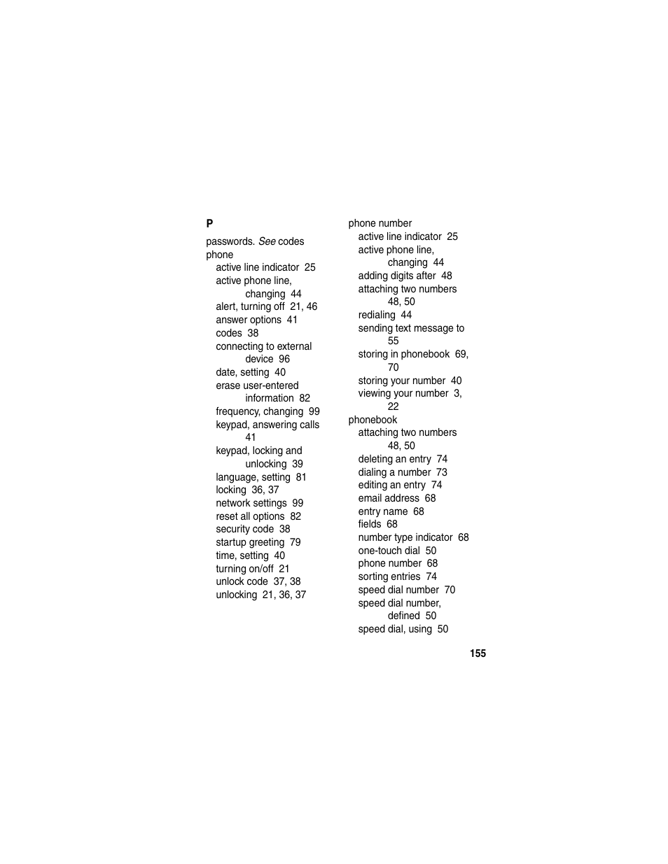 Motorola C330 User Manual | Page 157 / 166