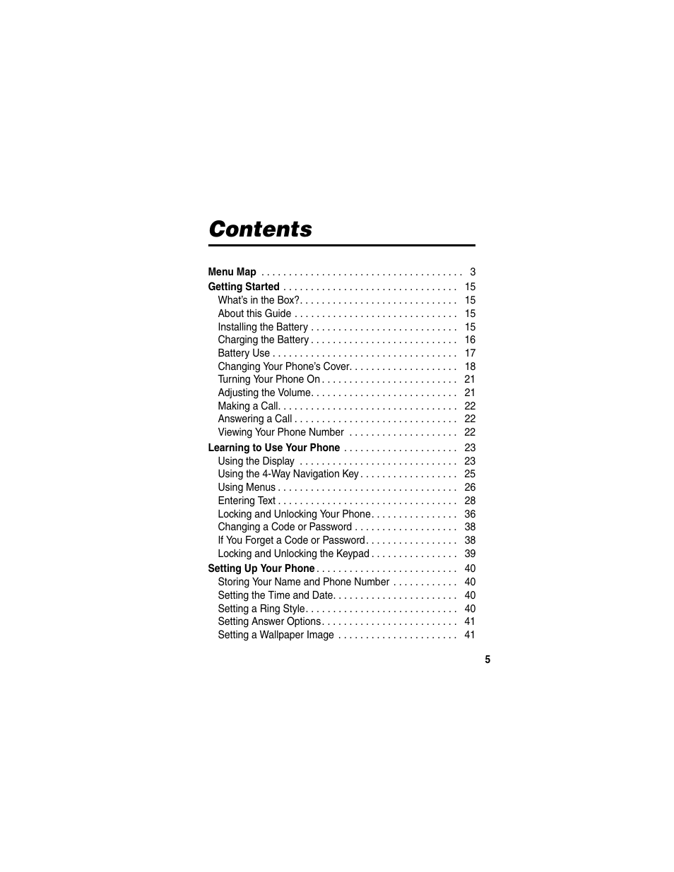 Motorola C330 User Manual | Page 7 / 166