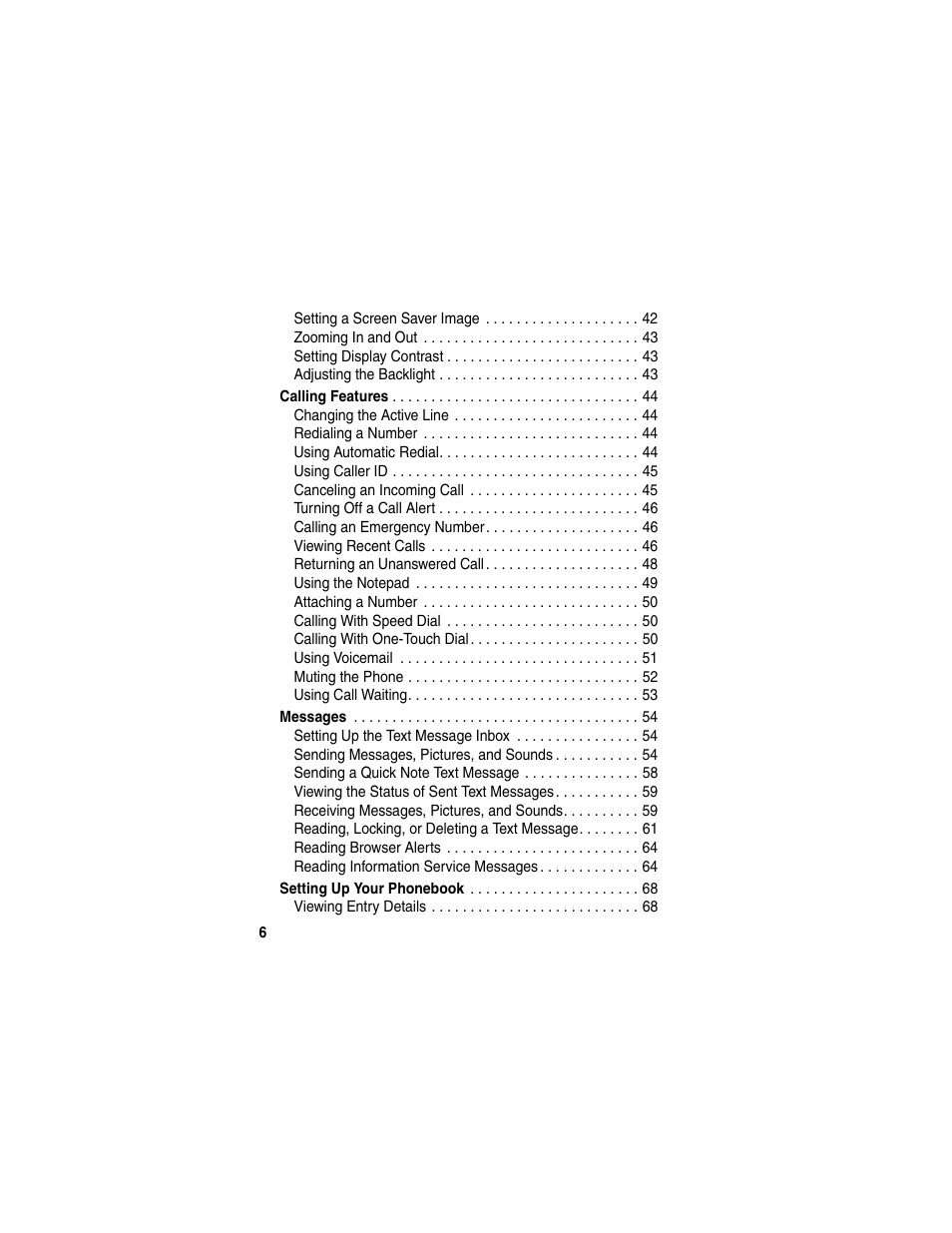 Motorola C330 User Manual | Page 8 / 166