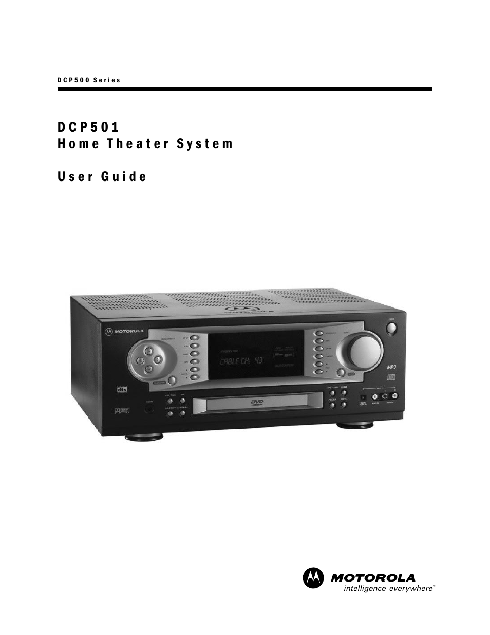 Motorola DCP 501 User Manual | 141 pages