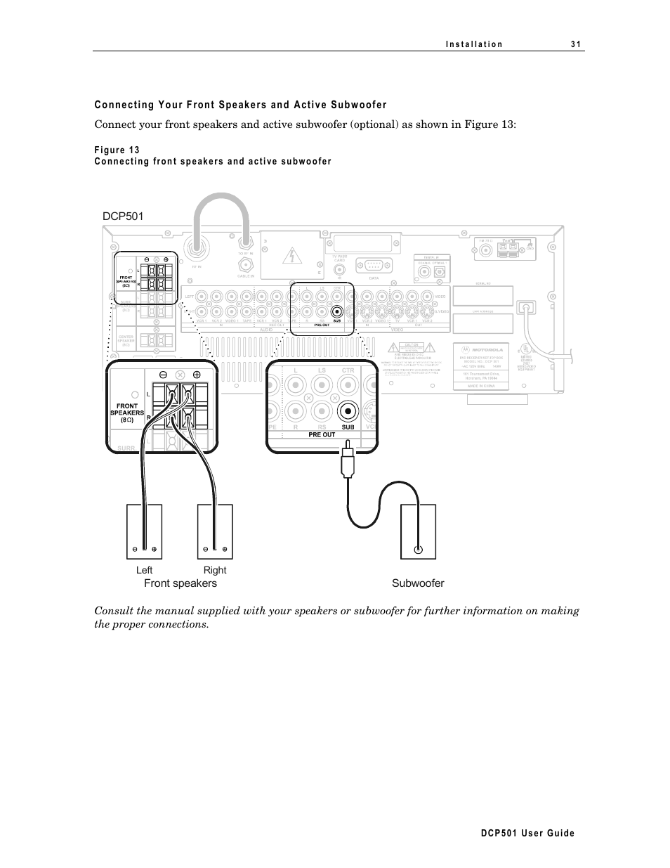 Motorola DCP 501 User Manual | Page 41 / 141