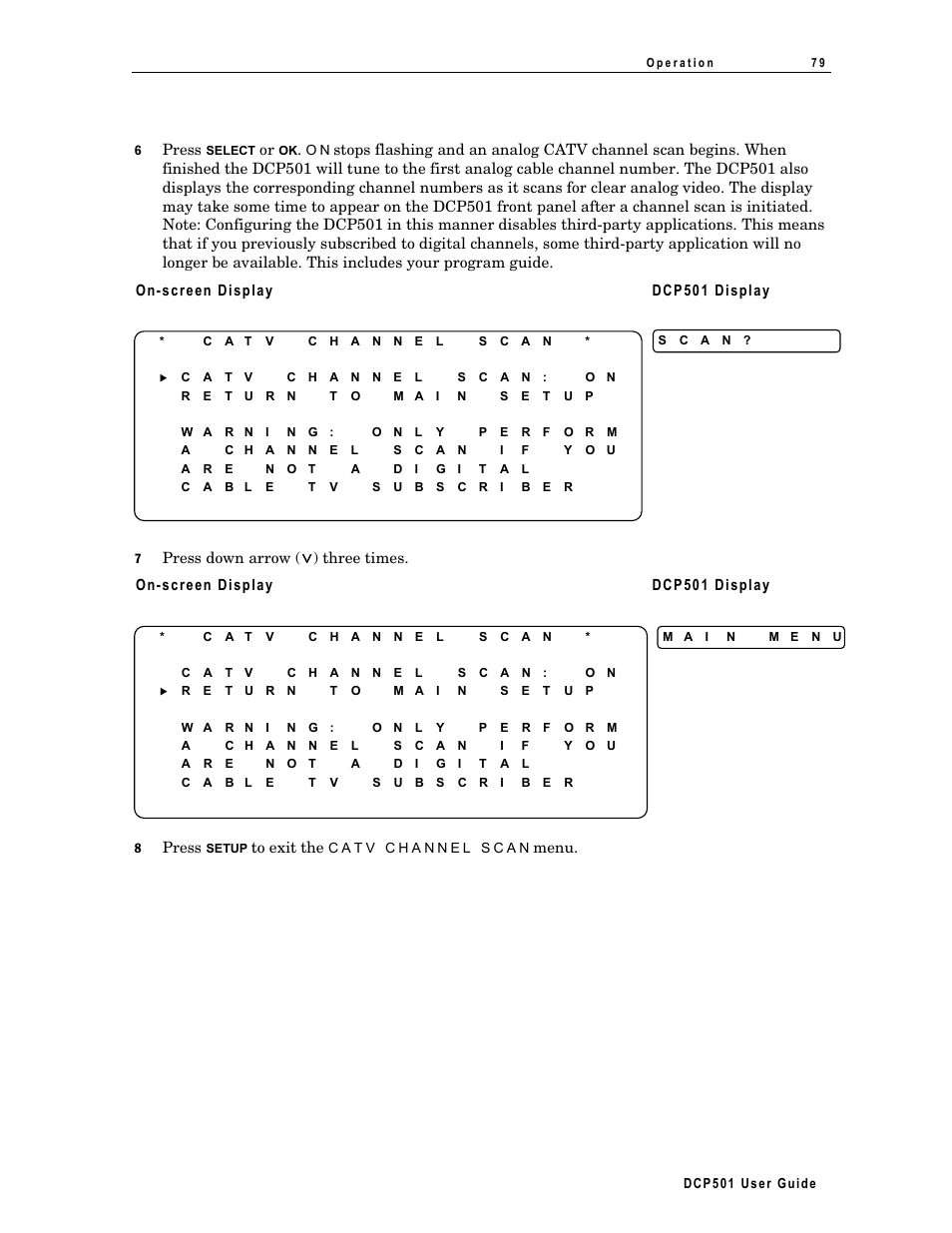 Motorola DCP 501 User Manual | Page 89 / 141