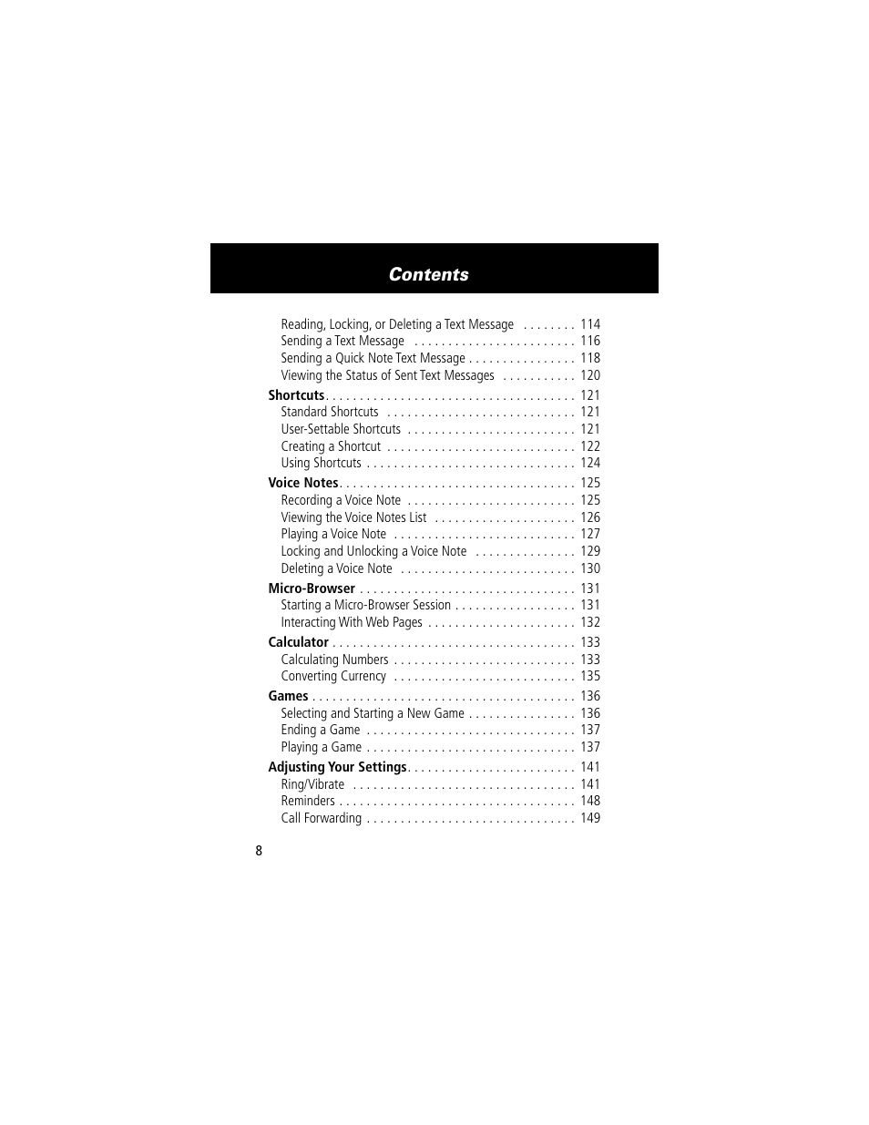 Motorola 60g User Manual | Page 10 / 222