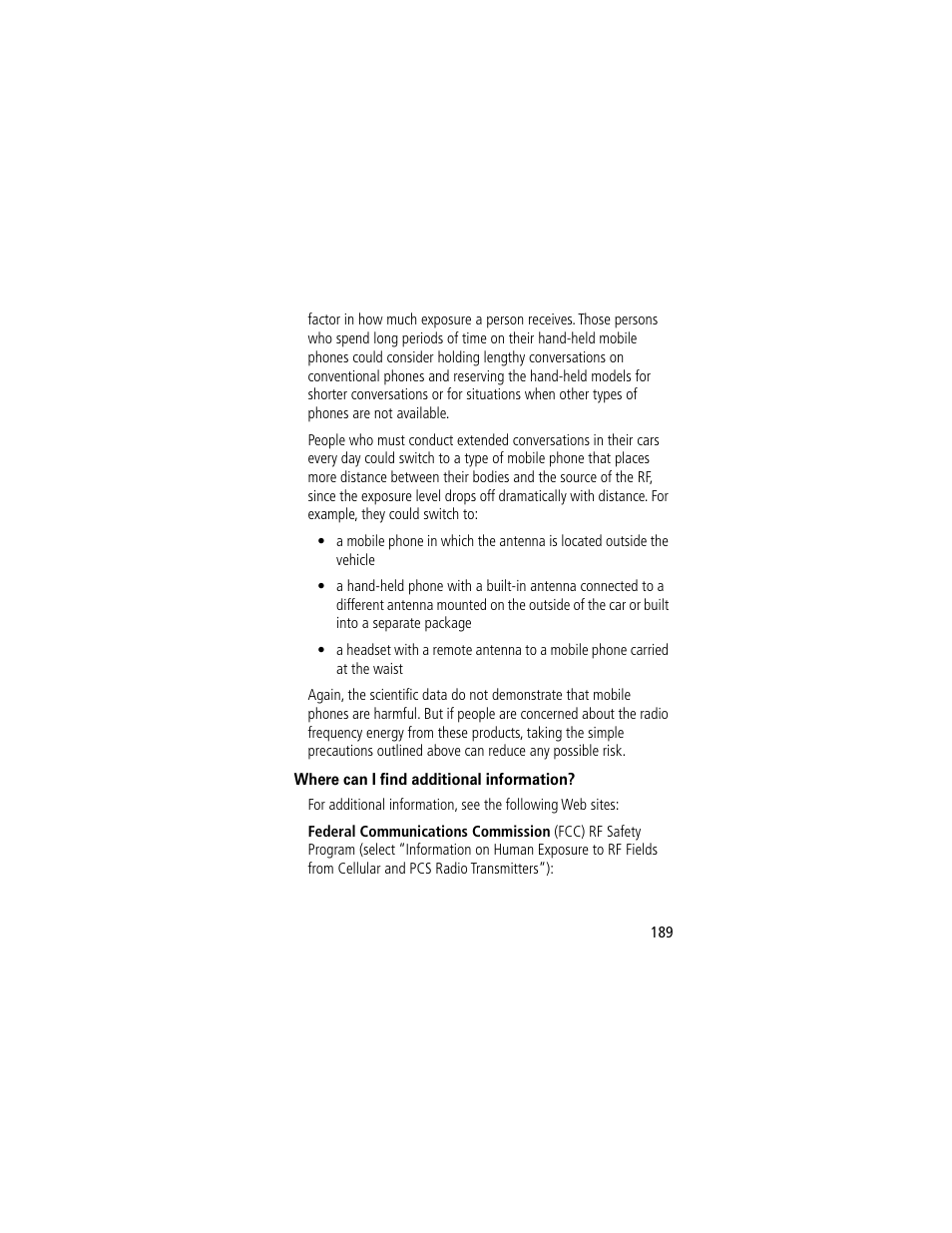 Motorola 60g User Manual | Page 191 / 222
