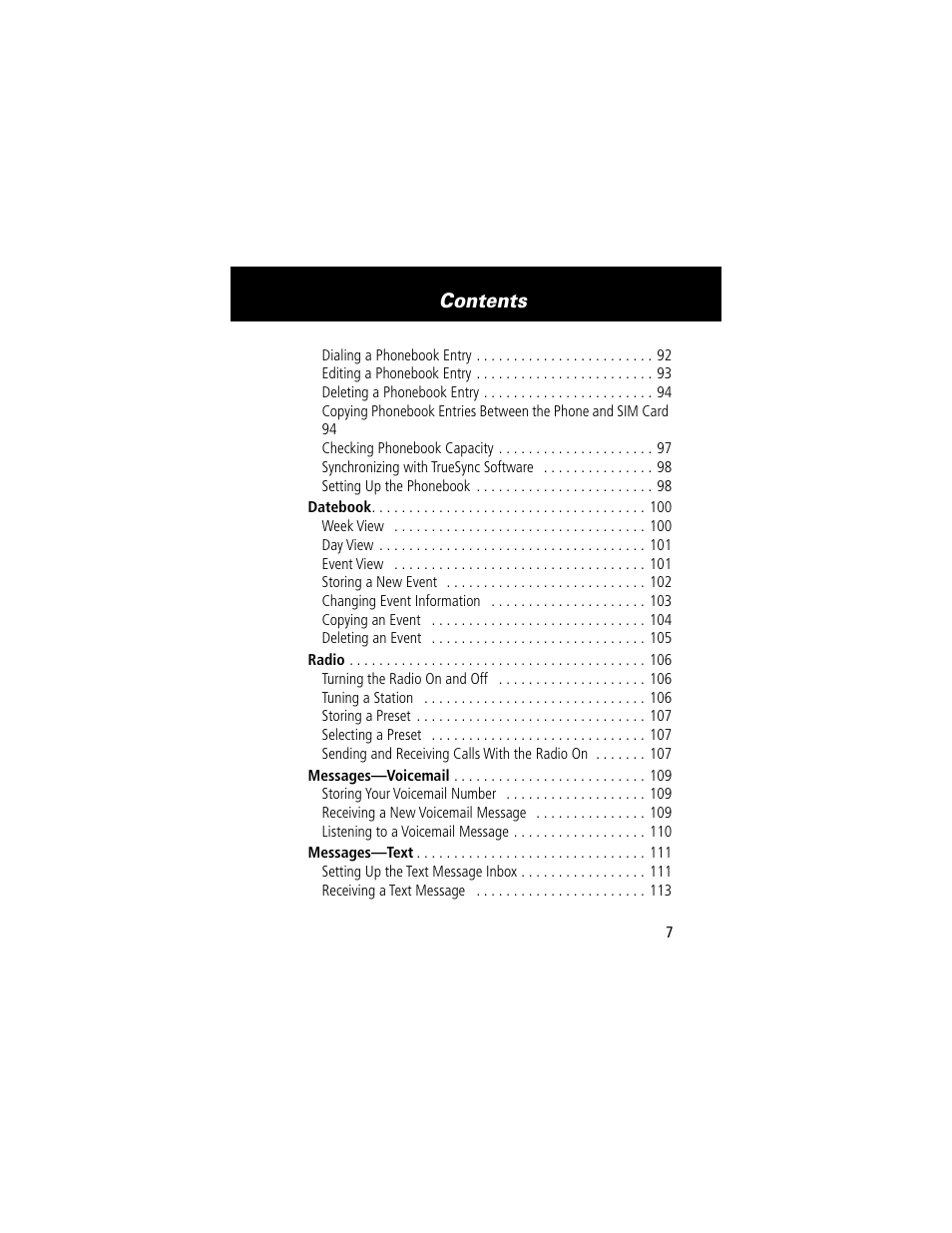 Motorola 60g User Manual | Page 9 / 222