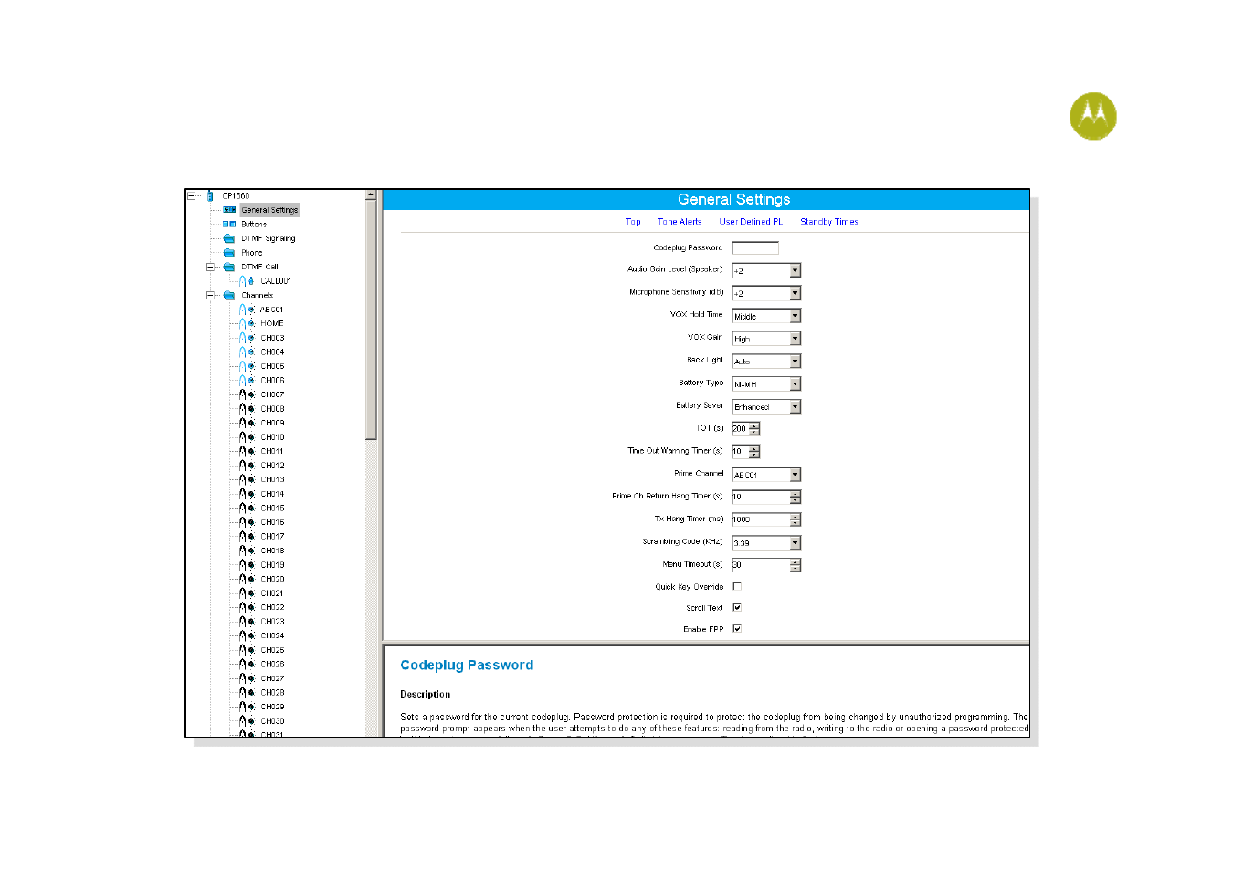 Module 2.4, Cps user interface | Motorola P100 User Manual | Page 27 / 53