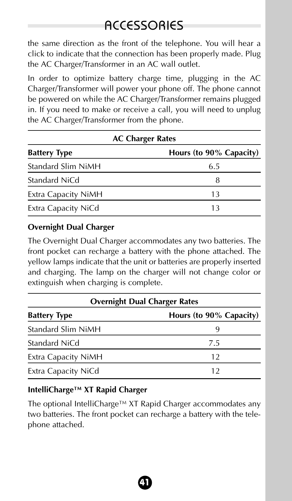 Accessories | Motorola 68P09396A92-A User Manual | Page 41 / 64