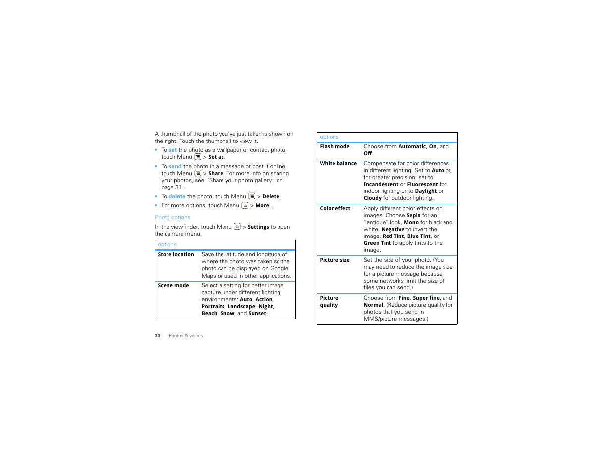 Motorola DROID 68000202474-B User Manual | Page 32 / 58