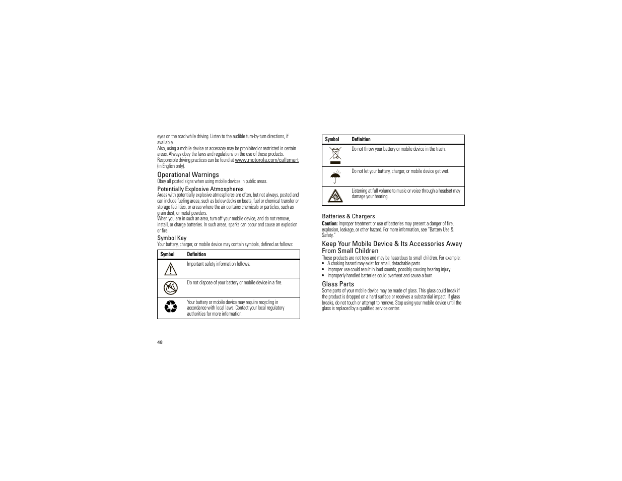 Motorola DROID 68000202474-B User Manual | Page 50 / 58