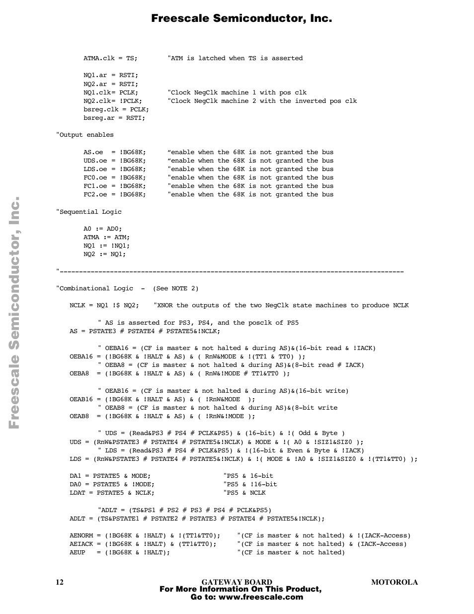 Motorola VL-RISC MCF5202 User Manual | Page 12 / 19