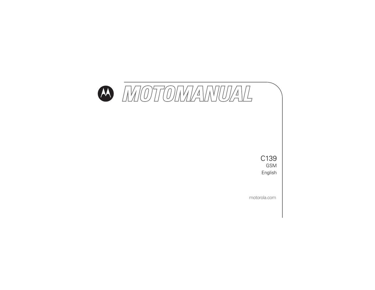 Motorola C139 User Manual | 174 pages