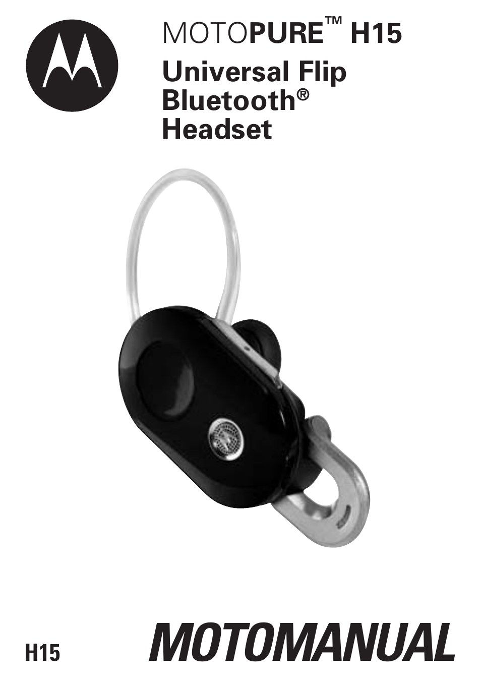 Motorola MOTOPURE H15 User Manual | 14 pages