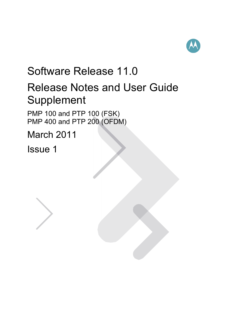 Motorola Canopy FSK and OFDM radios PTP 100 (FSK) User Manual | 56 pages