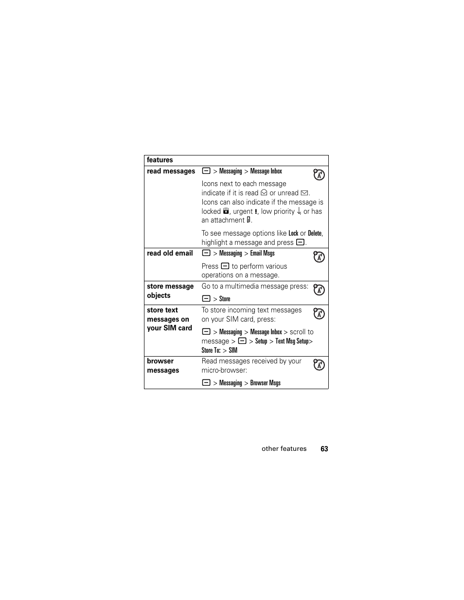 Motorola HELLOMOTO SLVR L7 User Manual | Page 63 / 104