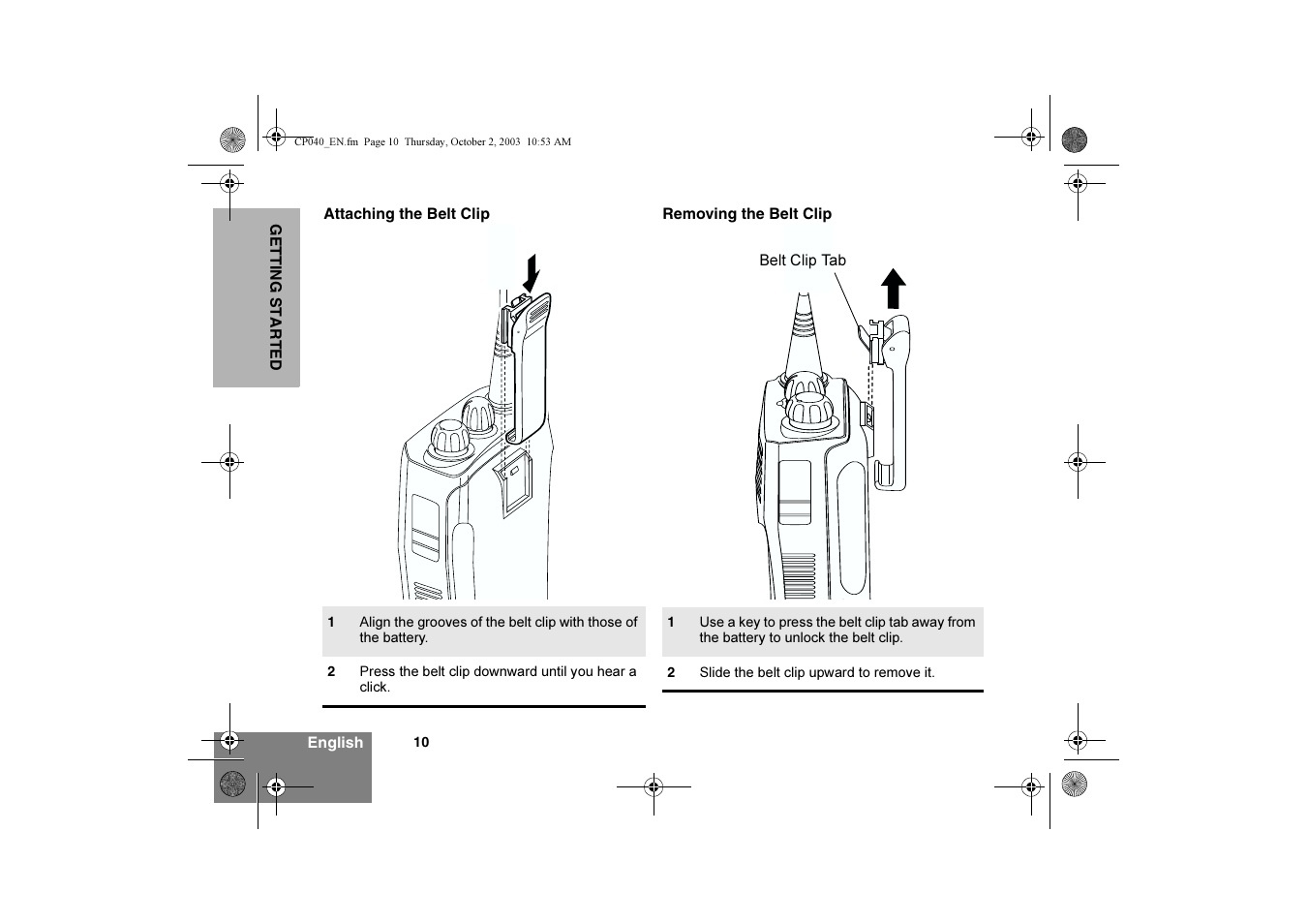 Motorola CP040 User Manual | Page 12 / 292