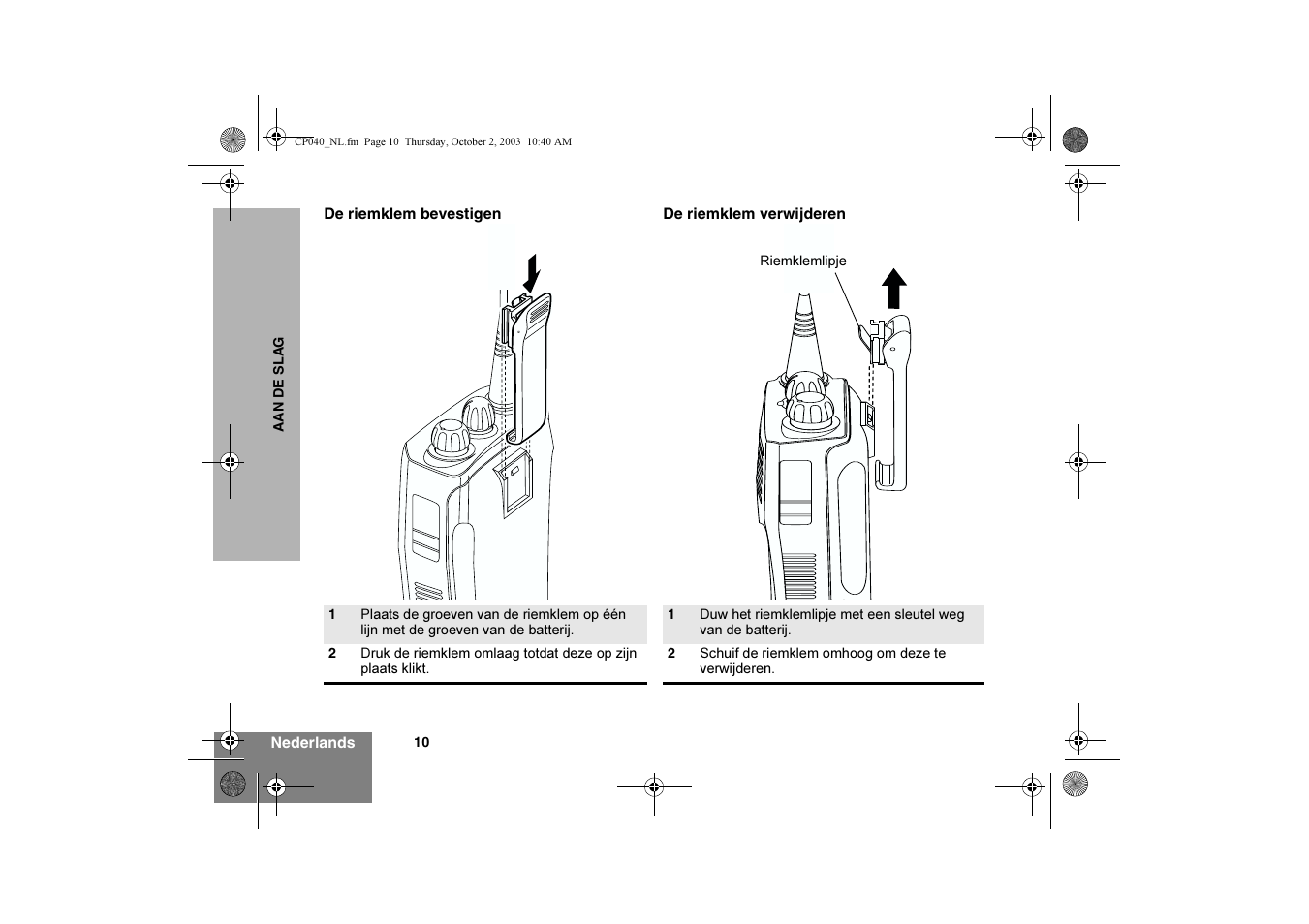 Motorola CP040 User Manual | Page 140 / 292