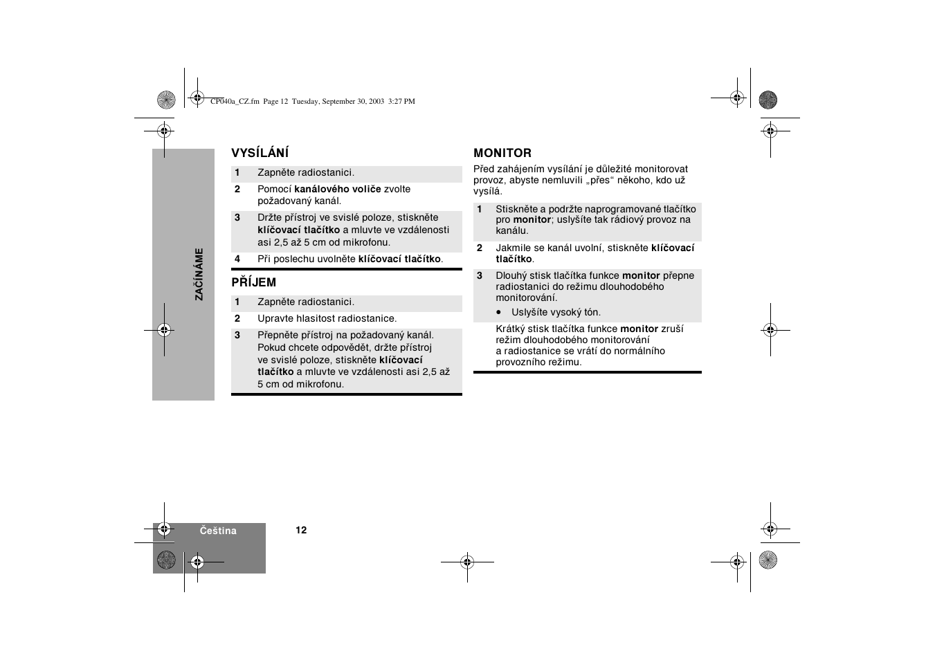 Motorola CP040 User Manual | Page 206 / 292