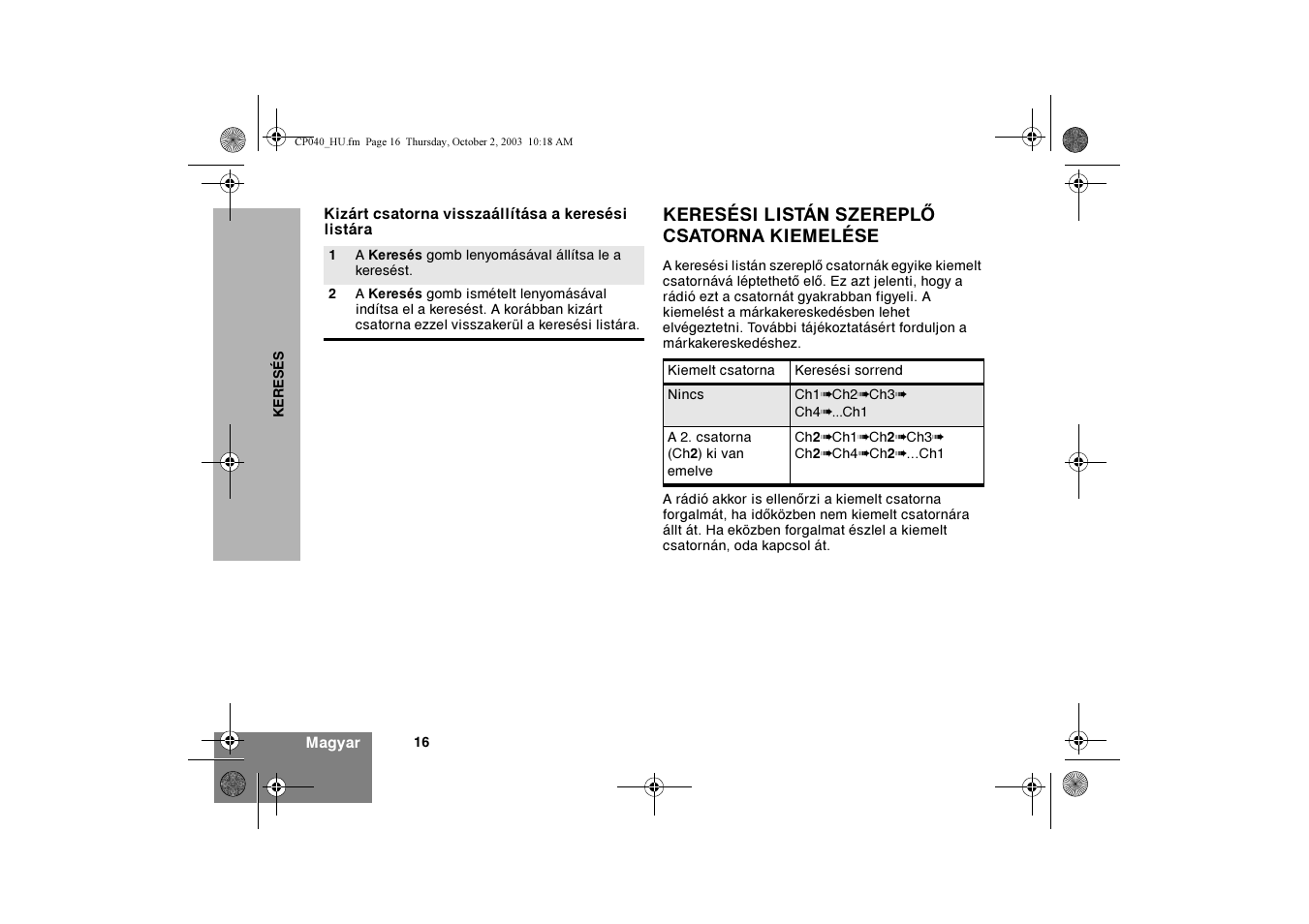 Motorola CP040 User Manual | Page 226 / 292