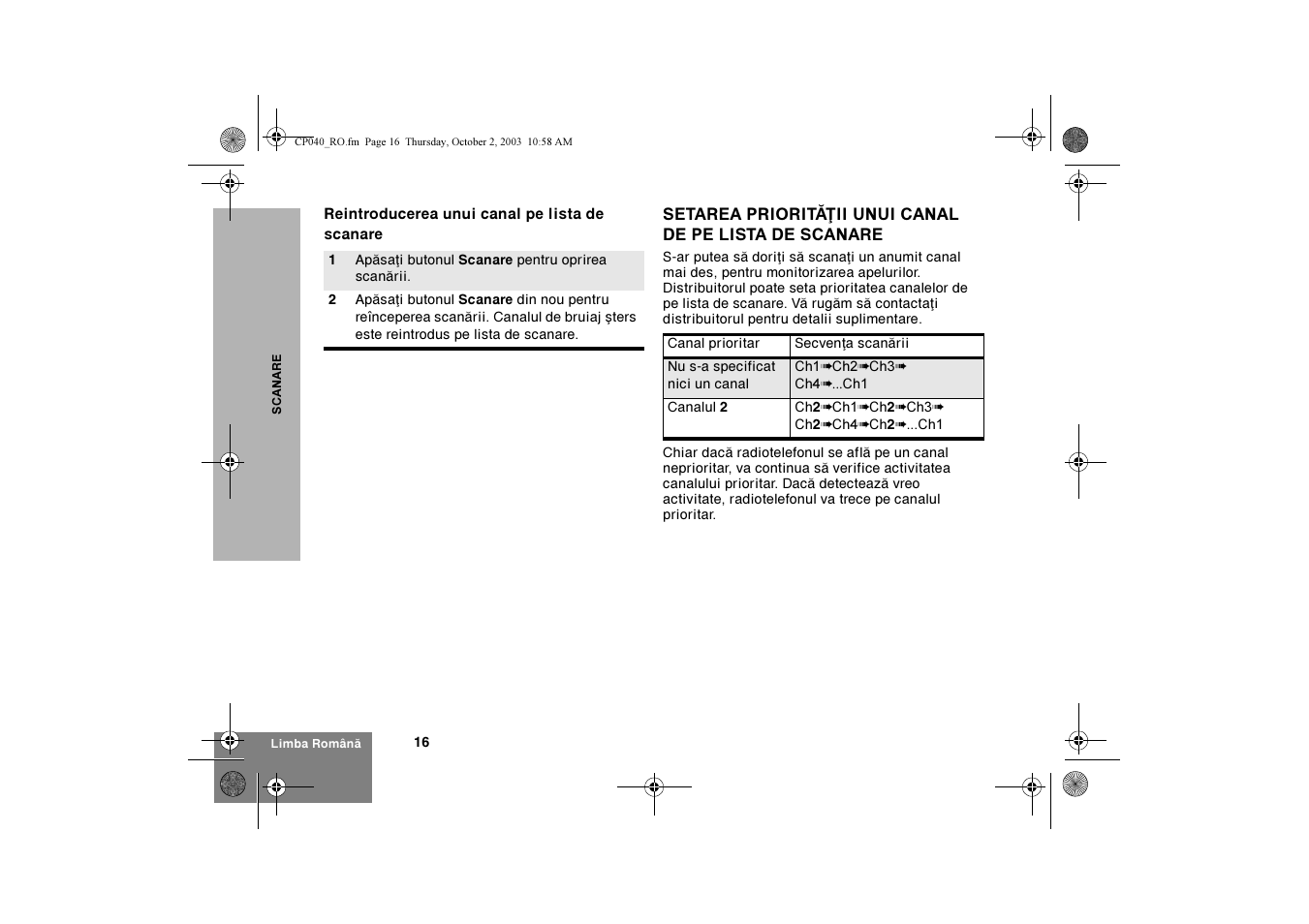 Motorola CP040 User Manual | Page 258 / 292