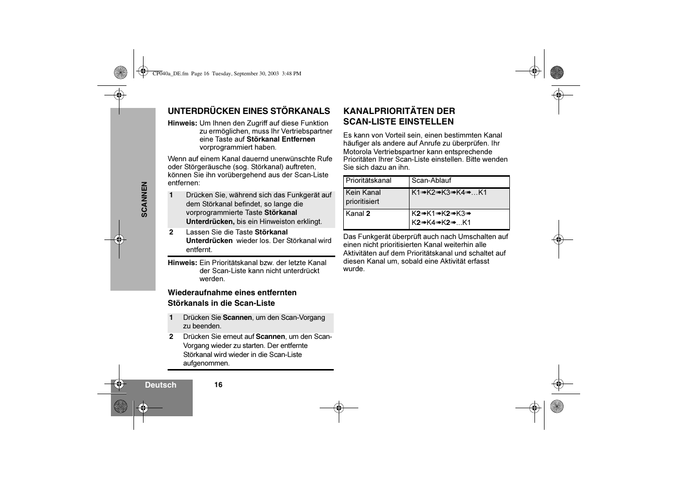 Motorola CP040 User Manual | Page 34 / 292