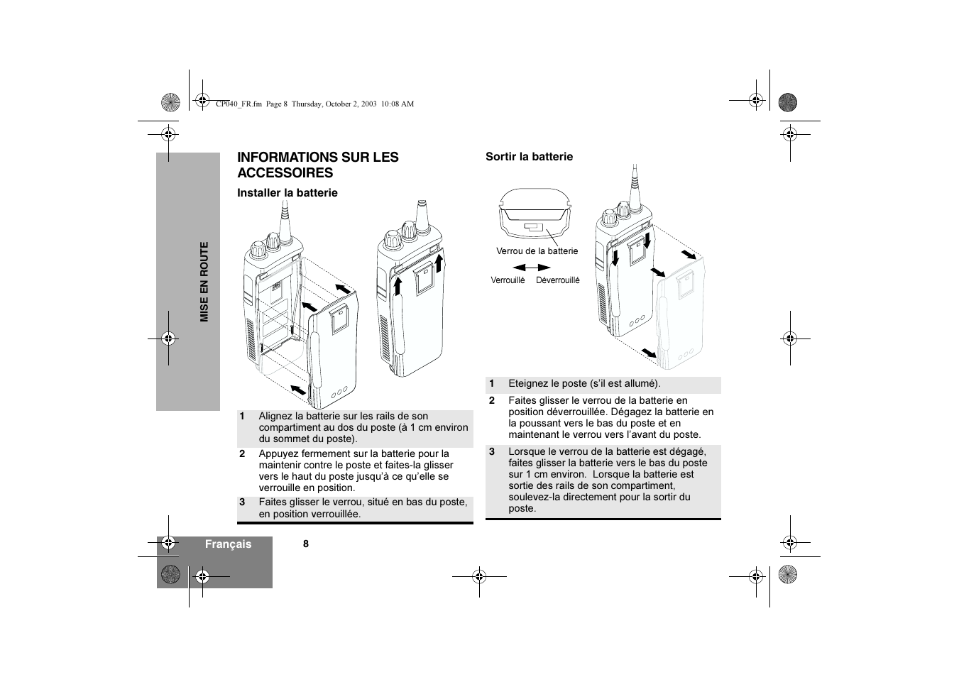 Motorola CP040 User Manual | Page 42 / 292