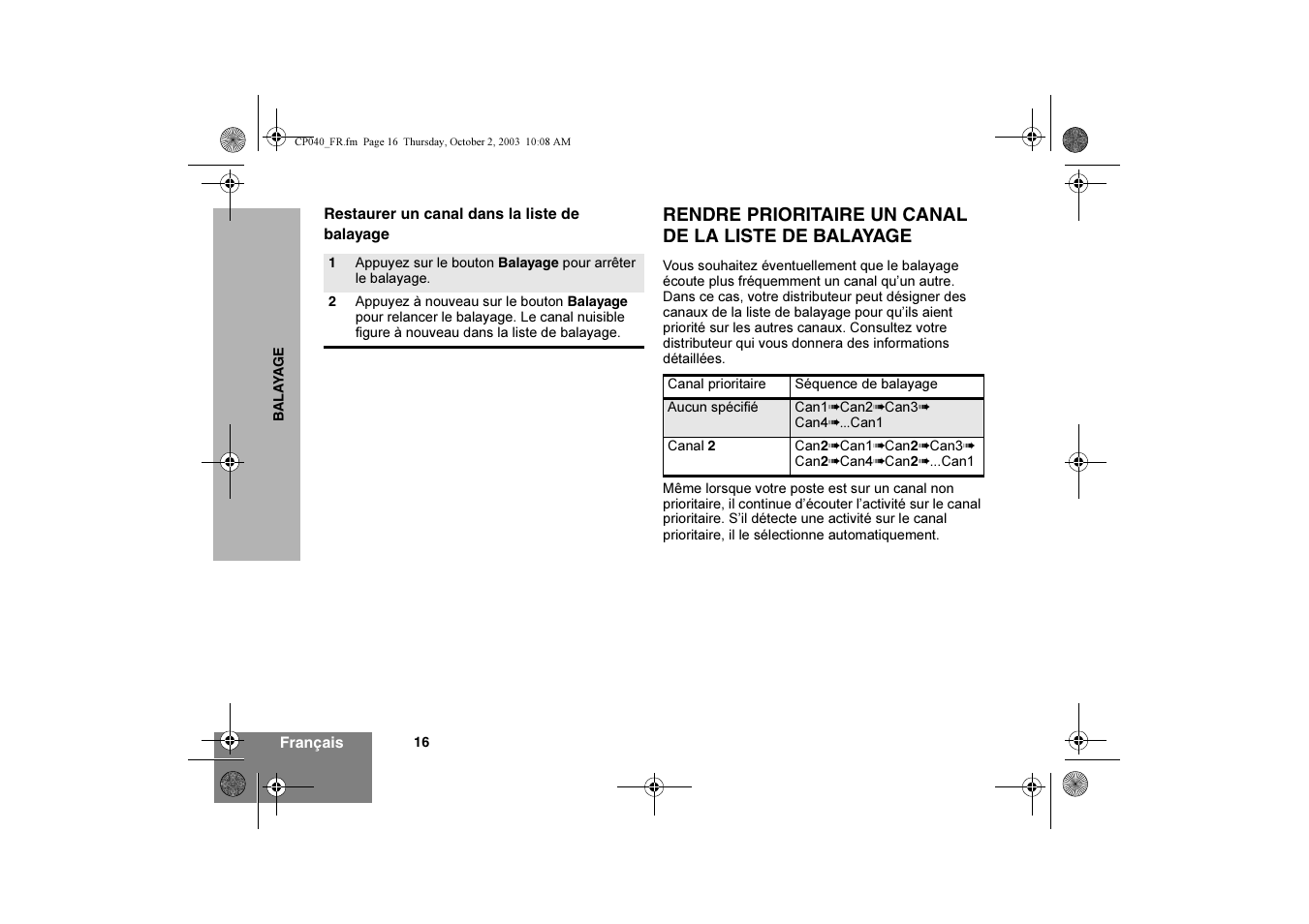 Motorola CP040 User Manual | Page 50 / 292