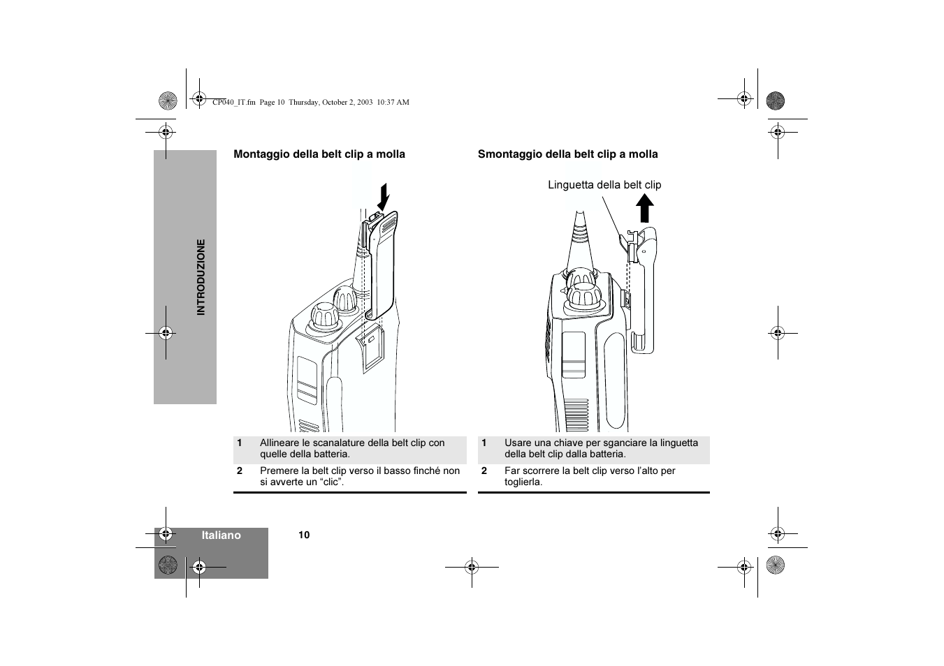 Motorola CP040 User Manual | Page 76 / 292