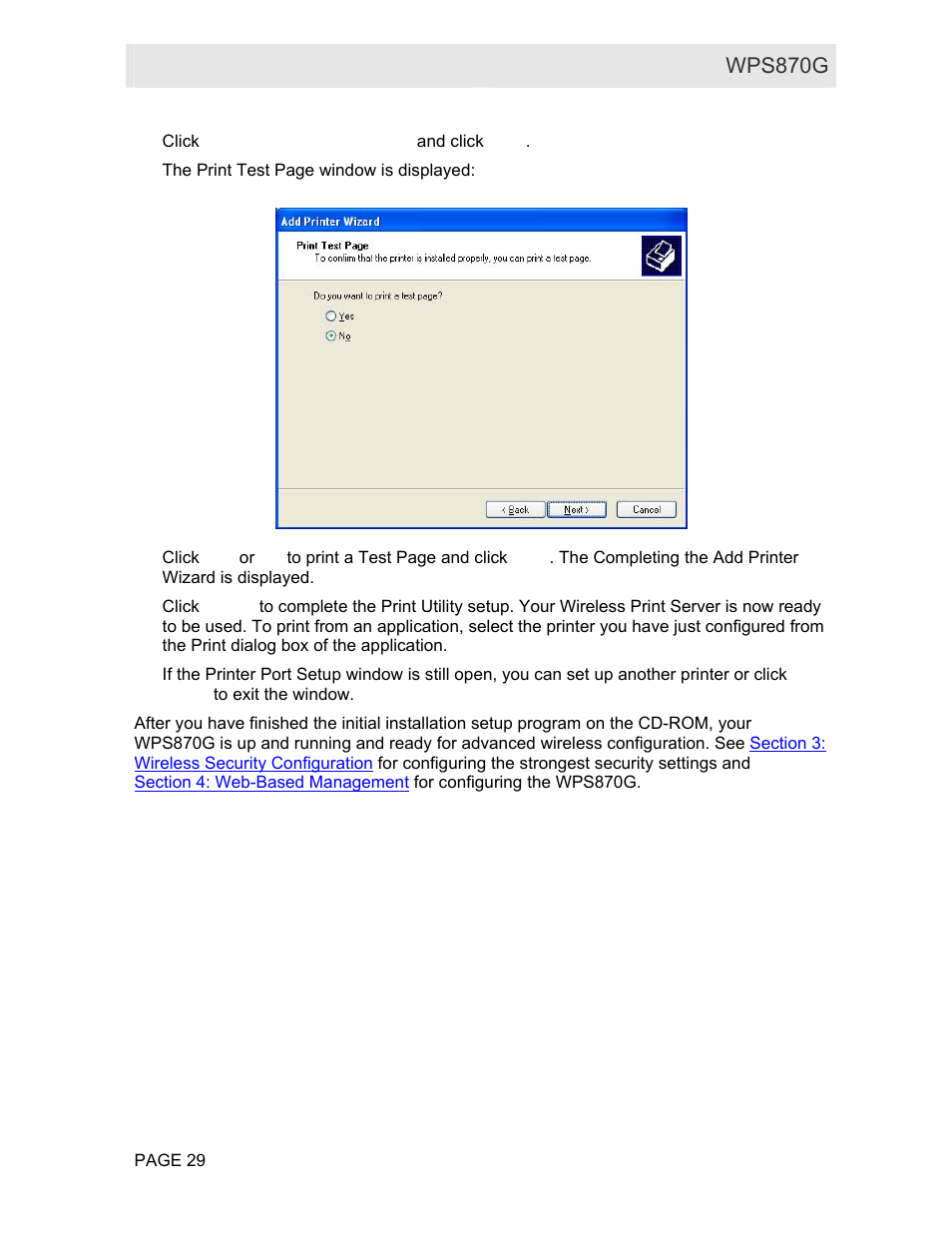 Motorola WPS870G User Manual | Page 36 / 115