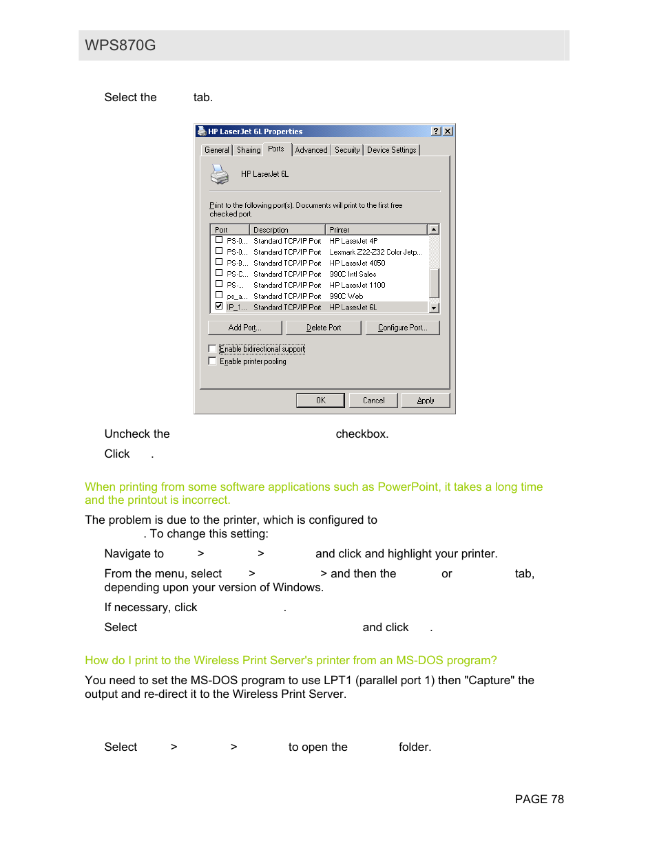 Windows 98se/me, Wps870g user guide | Motorola WPS870G User Manual | Page 85 / 115