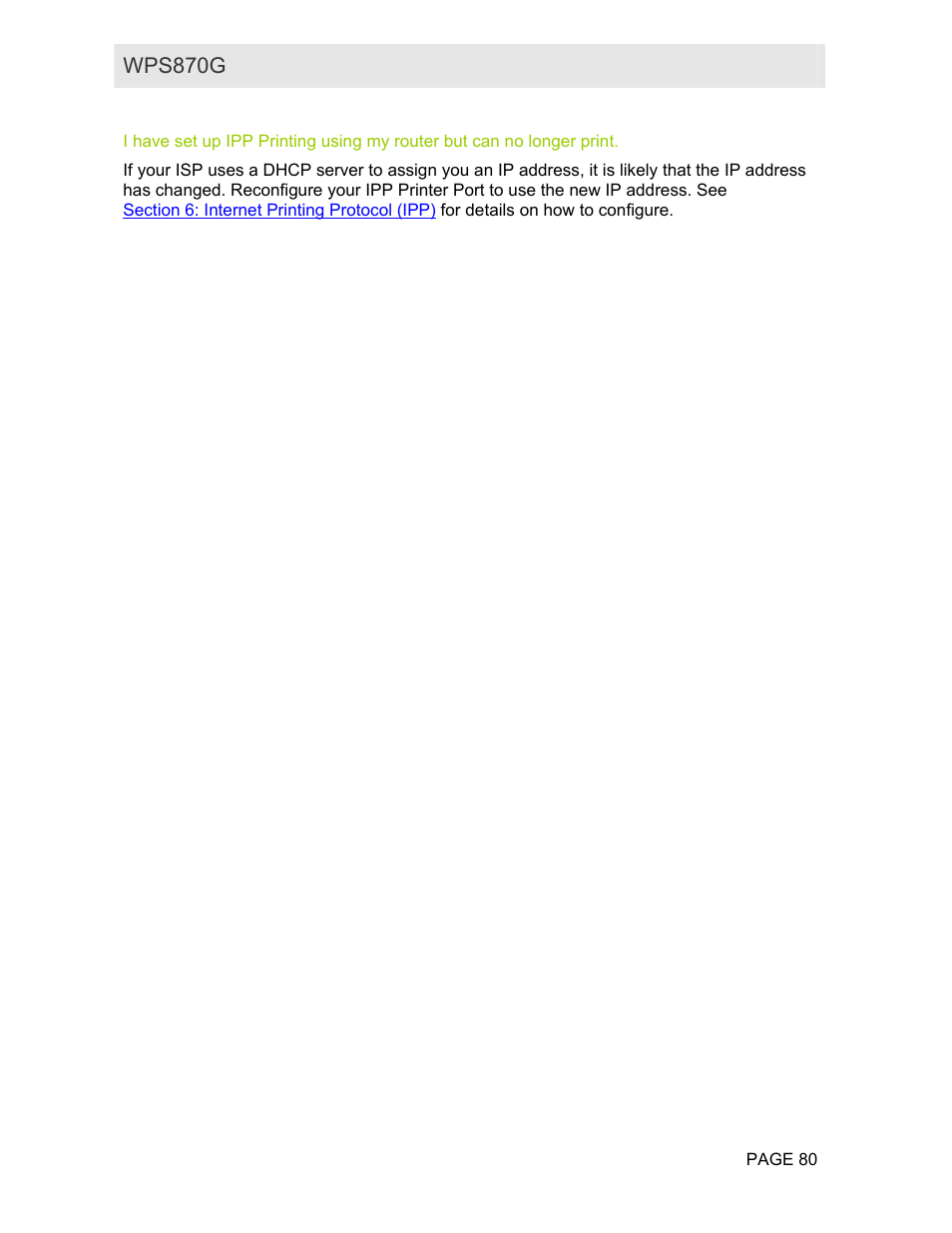 Motorola WPS870G User Manual | Page 87 / 115