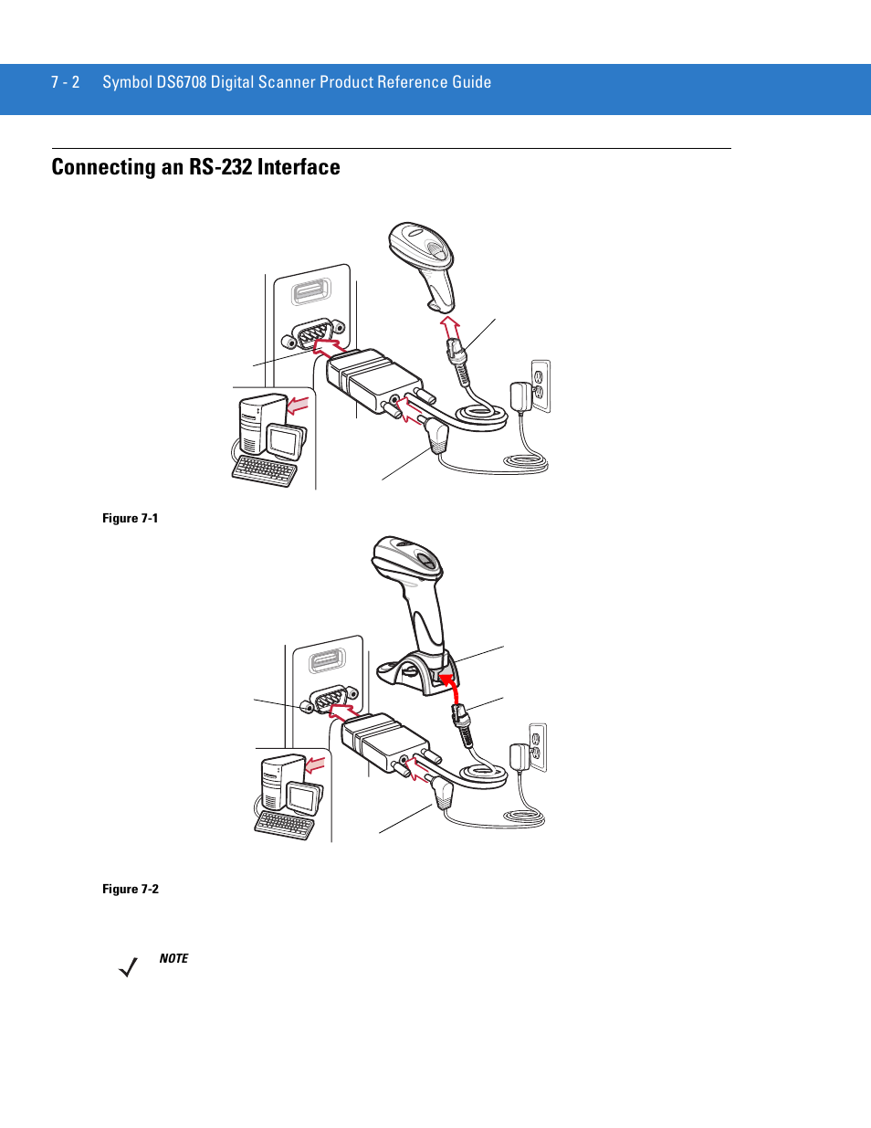 Connecting an rs-232 interface, Connecting an rs-232 interface -2 | Motorola DIGITAL DS6708 User Manual | Page 100 / 458