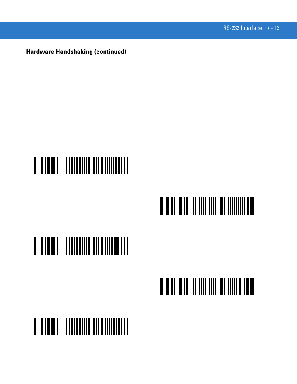 Hardware handshaking (continued) | Motorola DIGITAL DS6708 User Manual | Page 111 / 458