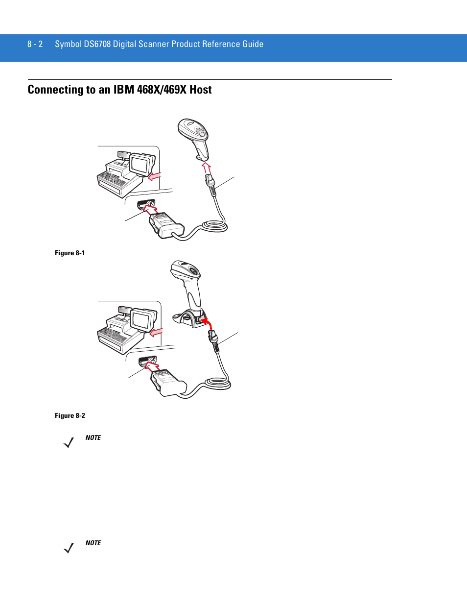 Connecting to an ibm 468x/469x host, Connecting to an ibm 468x/469x host -2 | Motorola DIGITAL DS6708 User Manual | Page 124 / 458