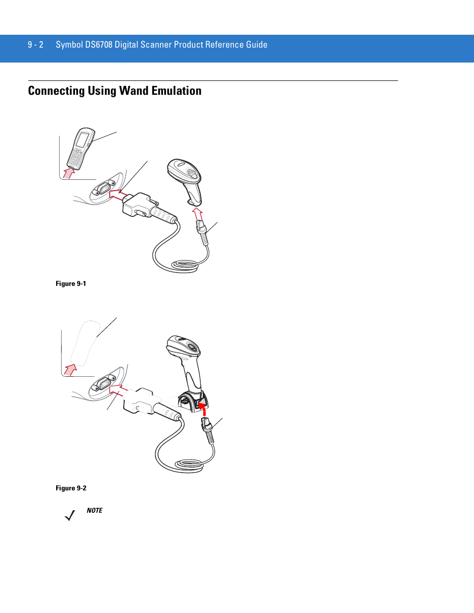 Connecting using wand emulation, Connecting using wand emulation -2 | Motorola DIGITAL DS6708 User Manual | Page 130 / 458