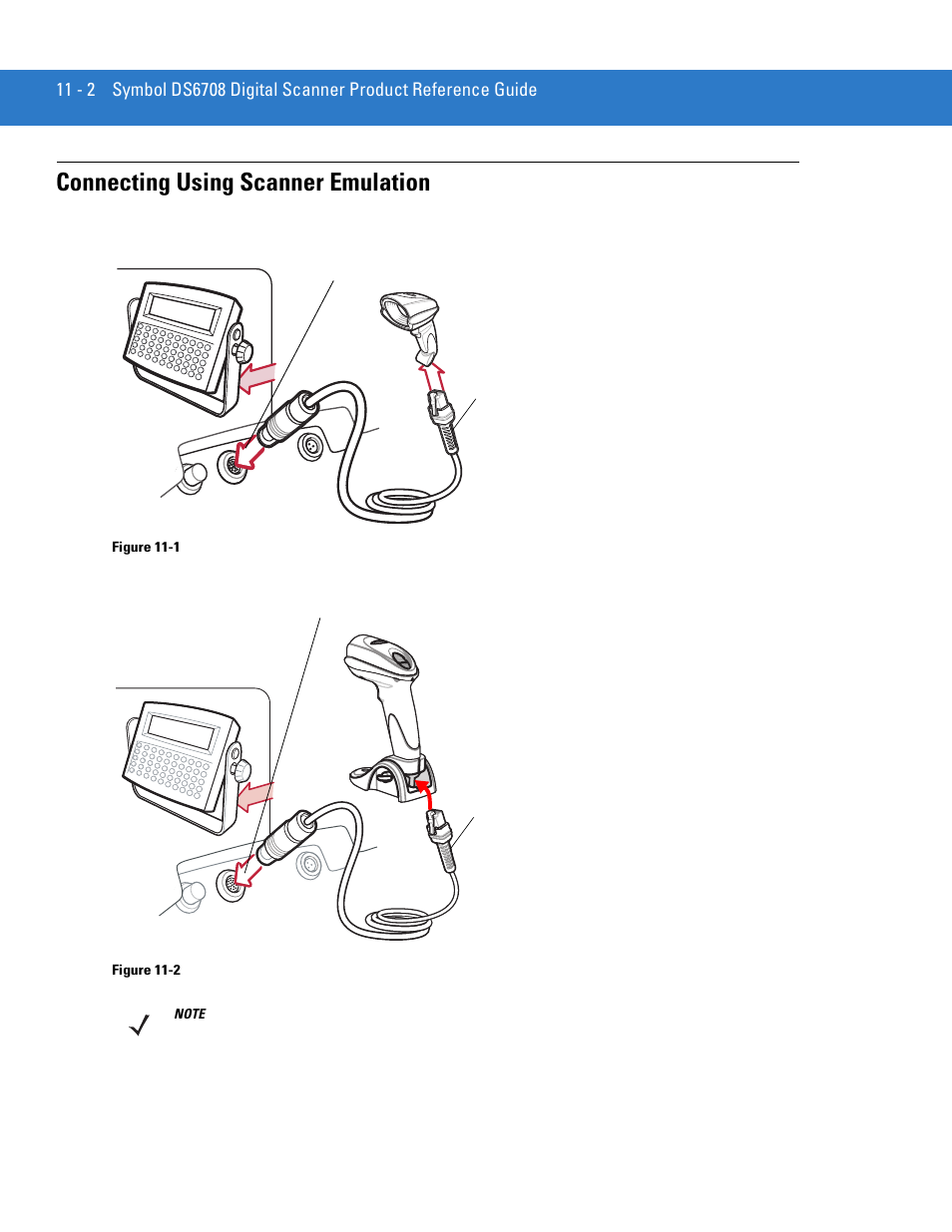 Connecting using scanner emulation, Connecting using scanner emulation -2 | Motorola DIGITAL DS6708 User Manual | Page 164 / 458